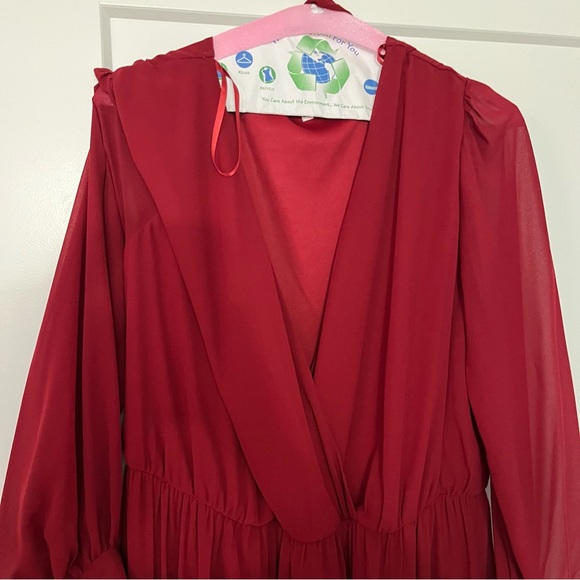 Baltic Born Celine Maxi Dress - Wine Red 3XL - Picture 14 of 15